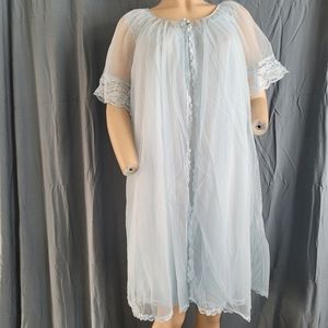 Nightgown with matching bed jacket